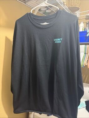 Danny Duncan Virginity Rocks Black Long-Sleeve Graphic Tee